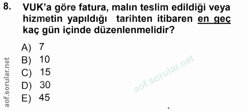 Soru 8