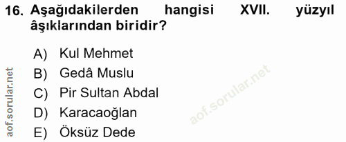 Soru 16