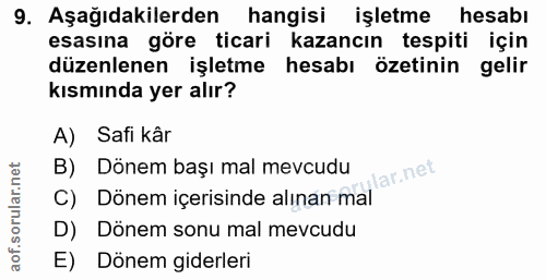 Soru 9