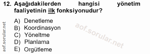 Soru 12