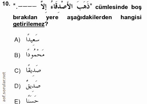Soru 10