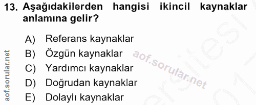 Soru 13