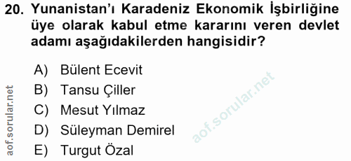Soru 20