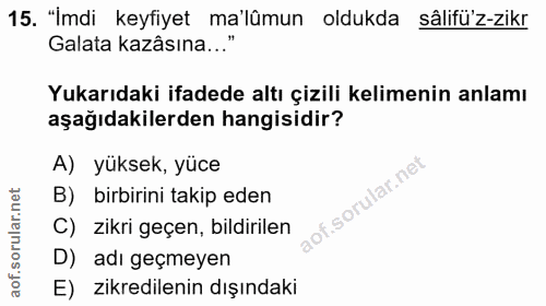 Soru 15