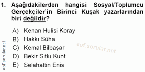Soru 1