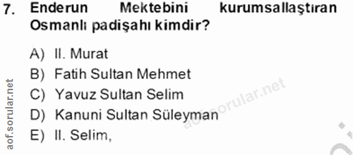 Soru 7
