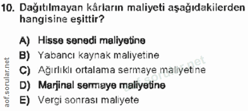 Soru 10