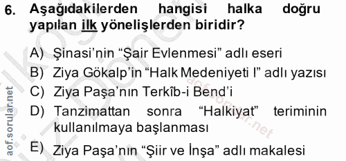 Soru 6