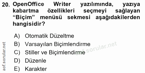 Soru 20