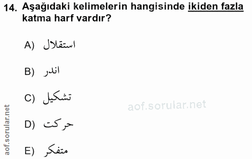 Soru 14