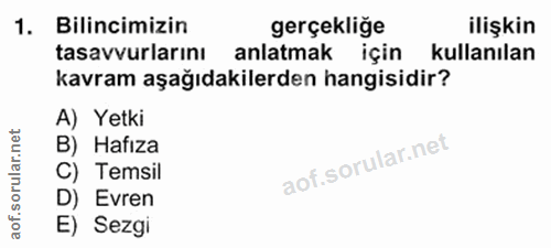 Soru 1