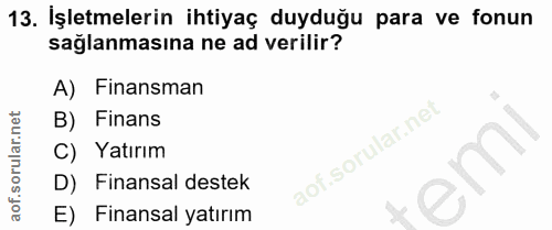 Soru 13