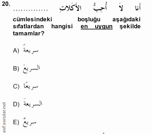 Soru 20
