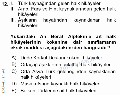 Soru 12