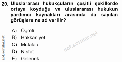 Soru 20