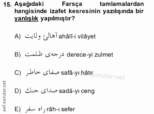 Soru 15