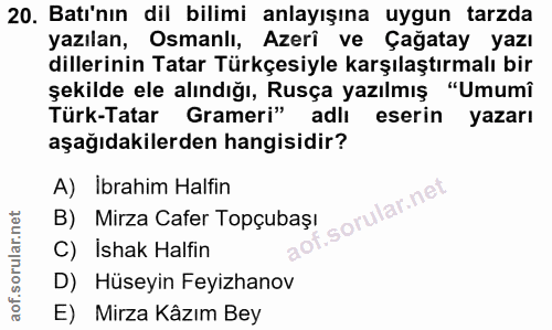 Soru 20