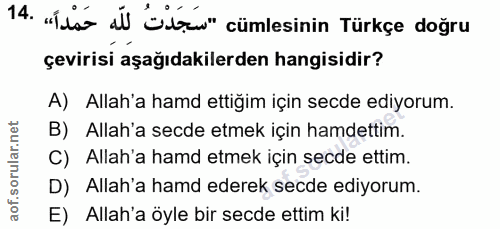 Soru 14