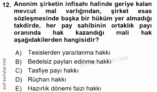 Soru 12