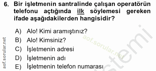 Soru 6