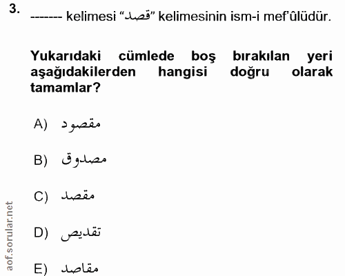 Soru 3