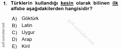 Soru 1