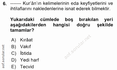 Soru 6
