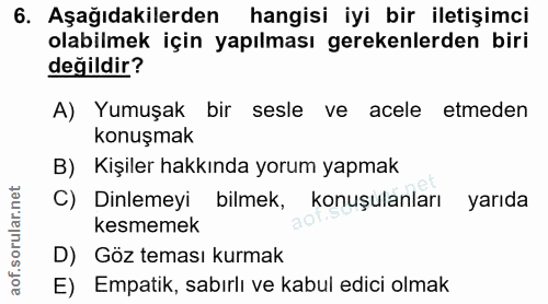 Soru 6