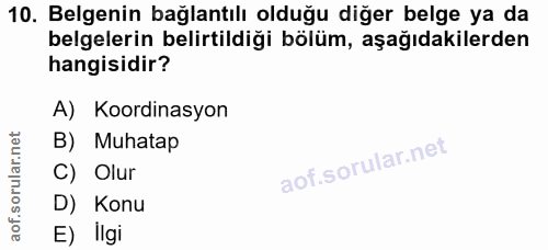 Soru 10