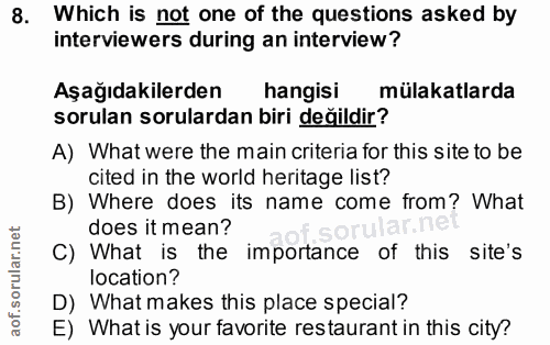 Soru 8