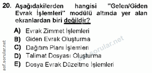 Soru 20