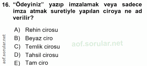 Soru 16
