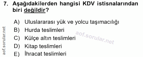Soru 7