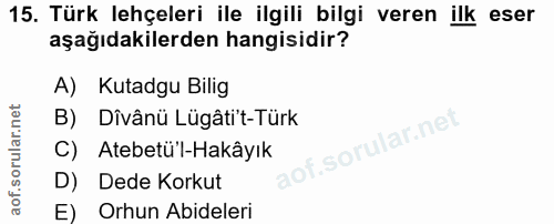 Soru 15