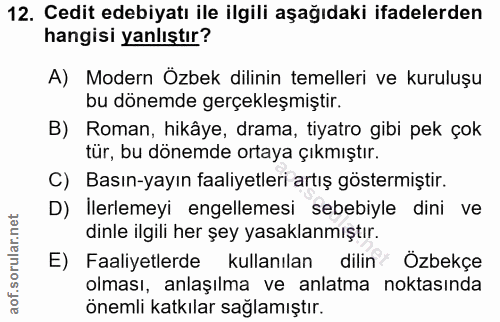 Soru 12