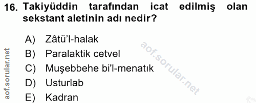 Soru 16