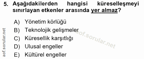 Soru 5