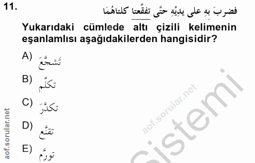 Soru 11