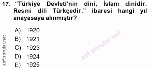 Soru 17