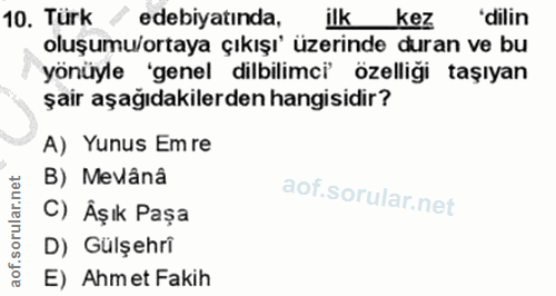 Soru 10