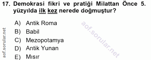 Soru 17
