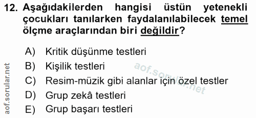 Soru 12