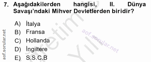 Soru 7