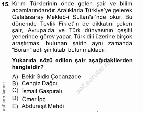 Soru 15