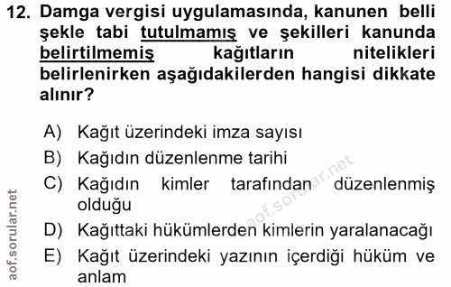 Soru 12