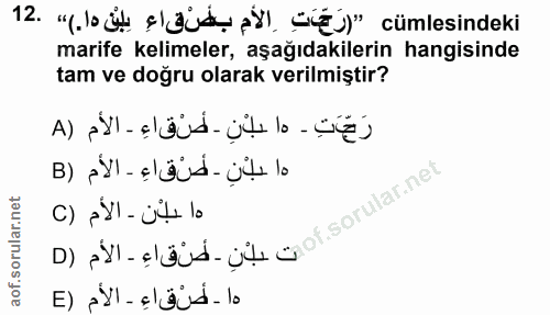 Soru 12