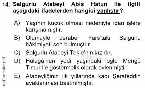 Soru 14
