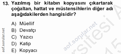 Soru 13