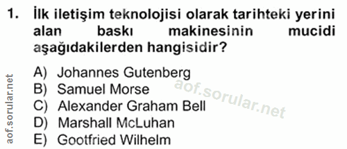 Soru 1