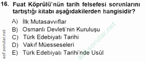 Soru 16